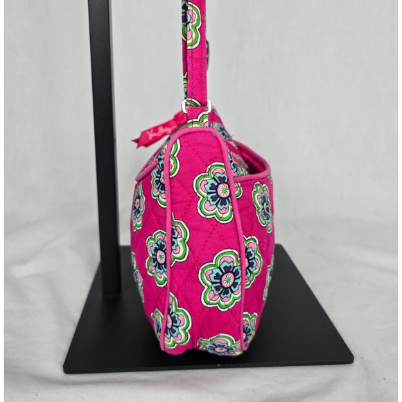 Vera Bradley Pink Swirl Floral Crossbody Bag Little Hipster - Picture 7 of 16